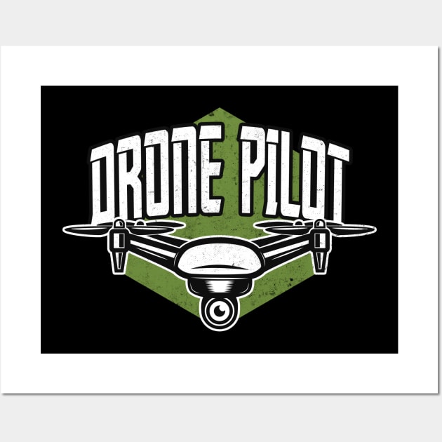 Drone Pilot Model Builder Drones Wall Art by Foxxy Merch